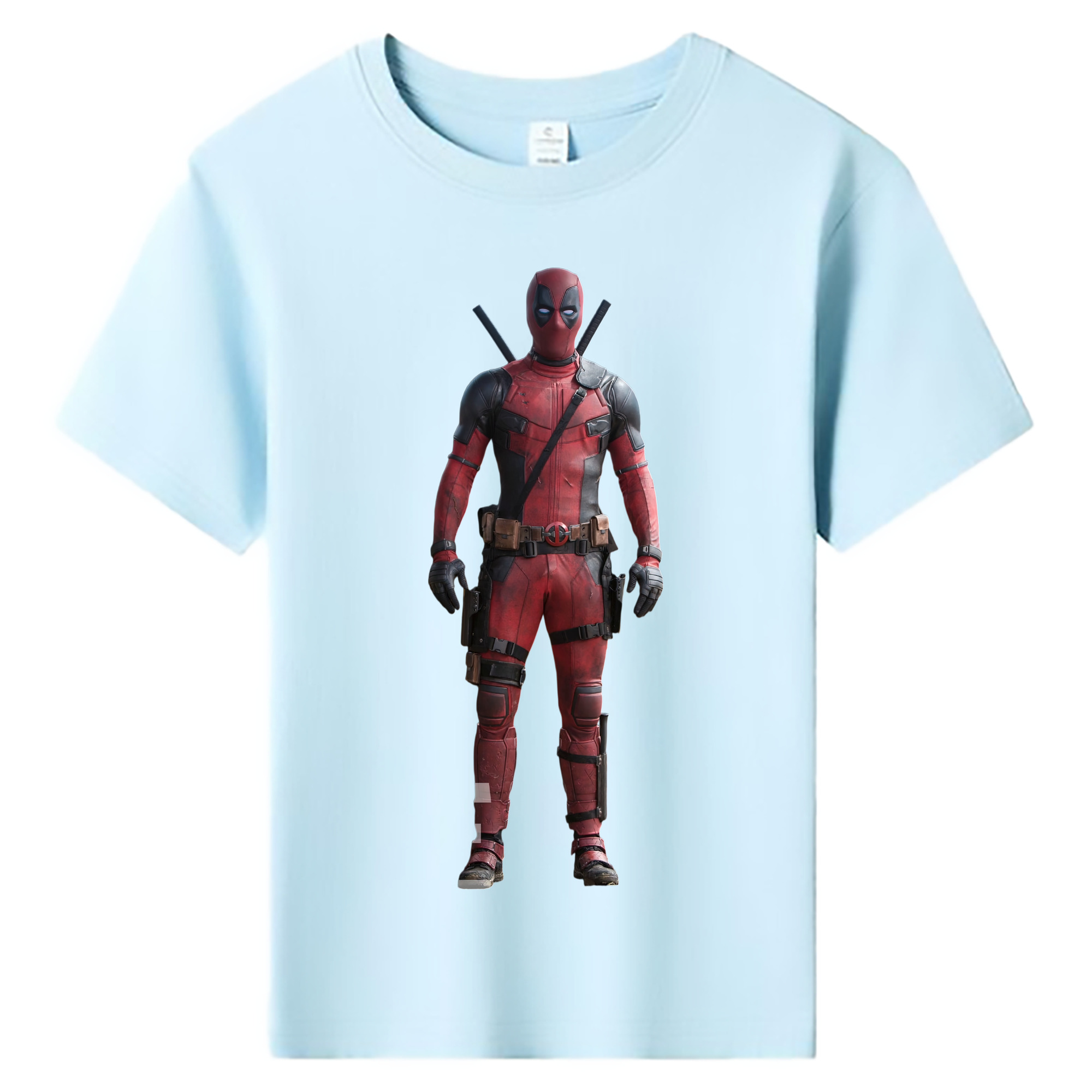 （画像用） Deadpool デッドプール 綿100％キッズTシャツ（フロントプリント）